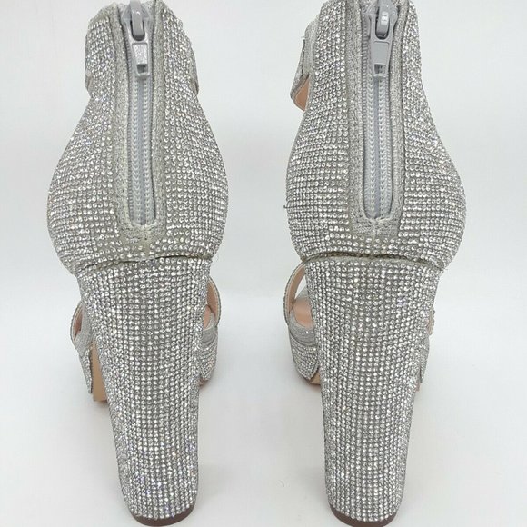 NWT - Madden Girl Siren Rhinestone Platform - 9 - Picture 6 of 7